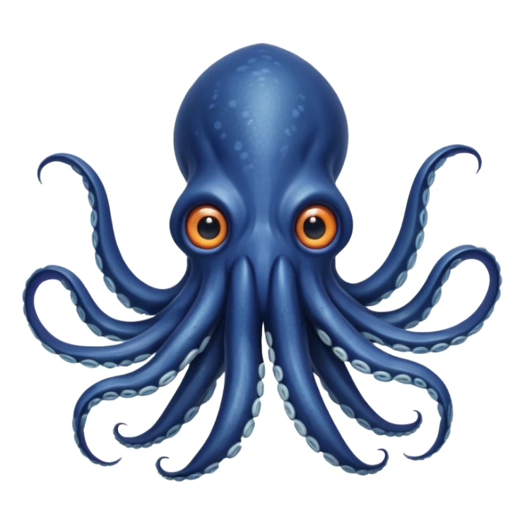 Giant Squid – Huge squid with long curling arms sticker