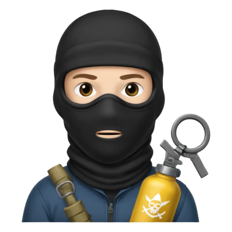 Russel from F1 Mercedes Team as a terrorist from csgo sticker