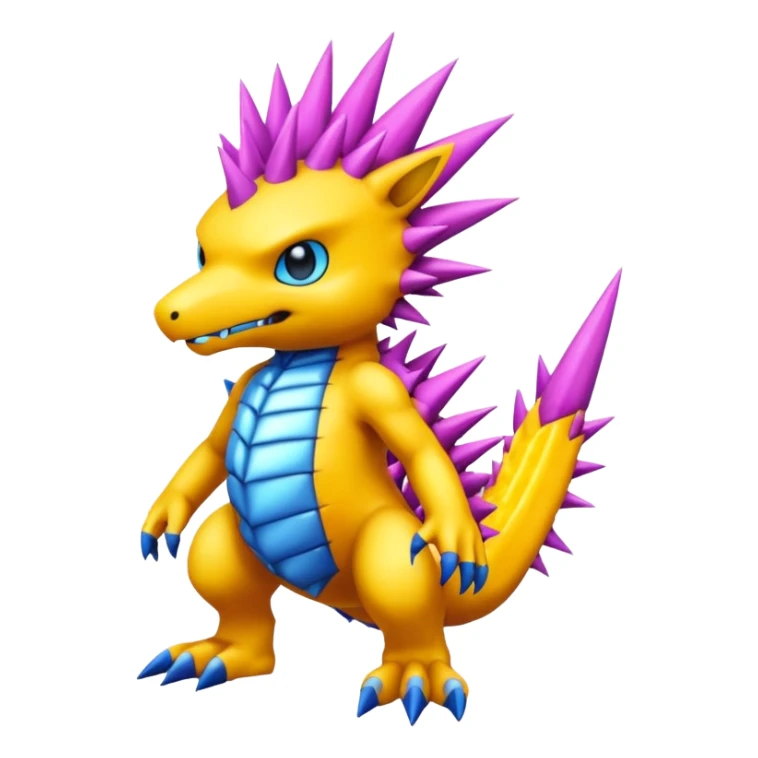 Cool Digimon-Fakemon-hybrid full body sticker