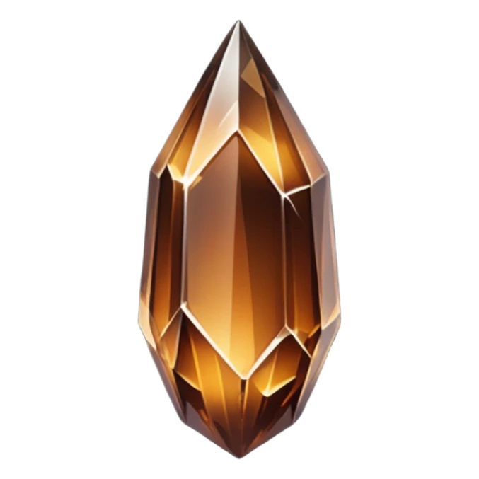 dark brown nebula crystal shard sticker