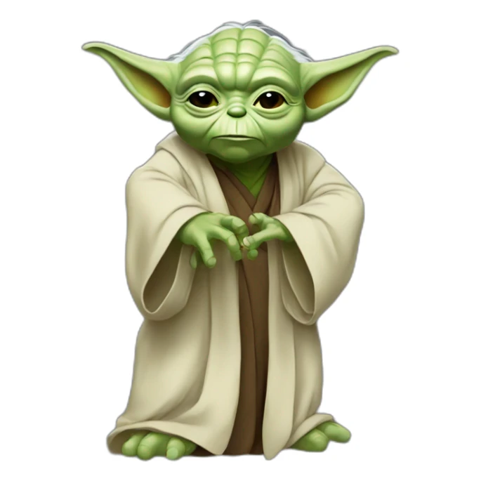Yoda q fait un dab sticker