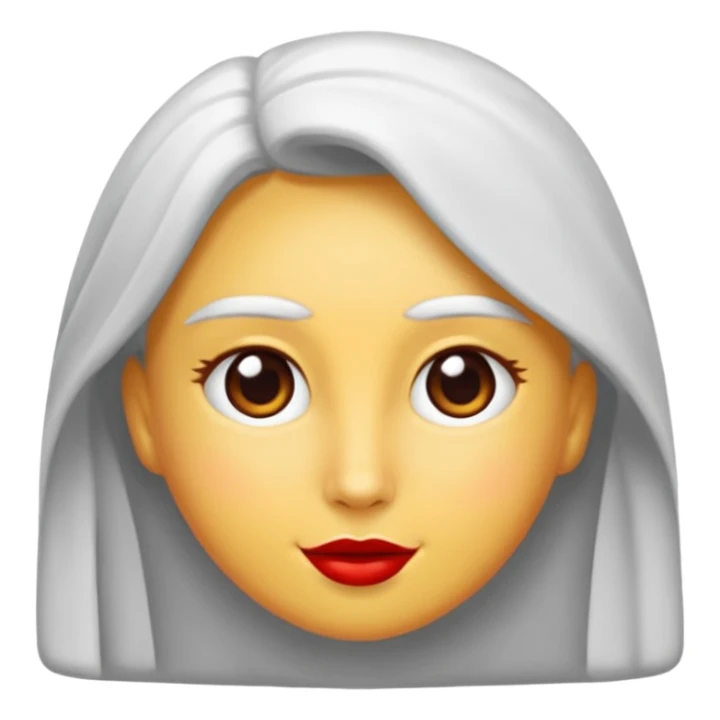 kırmızı küpeli kadın, kumral saçlı sticker