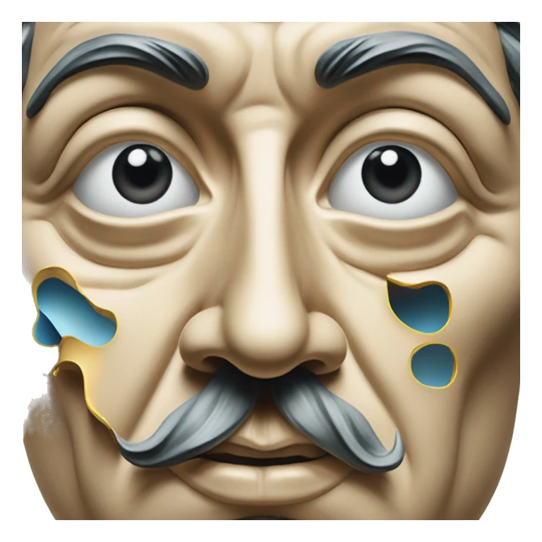 abstract art like Salvador Dali  sticker