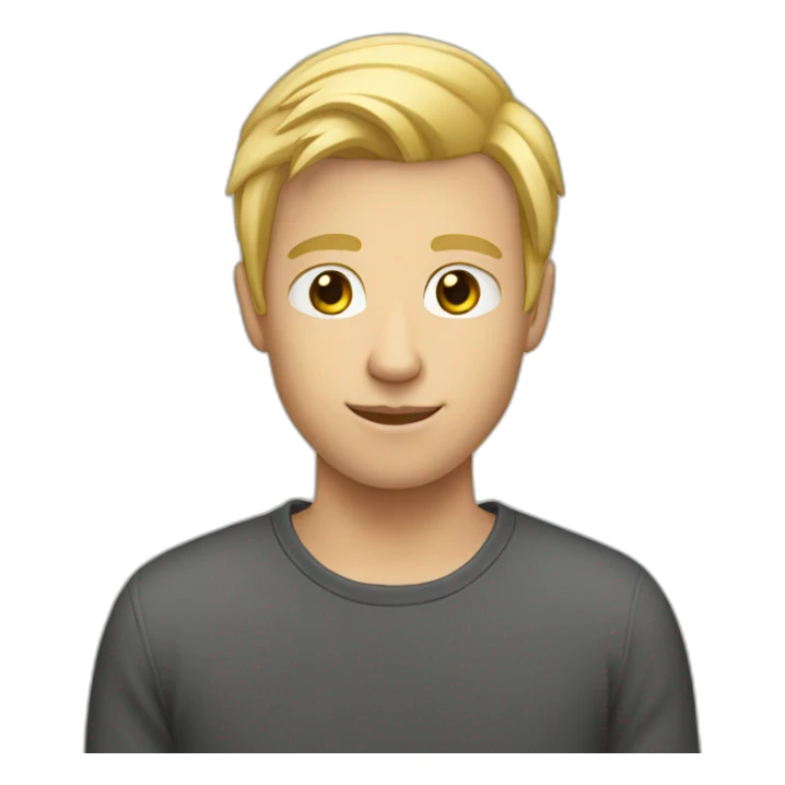 Blonde-Male-Teen sticker