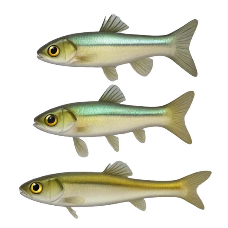 Fathead Minnow (Eng.), Minó, Cabezón (Sp.), Pimephales promelas sticker