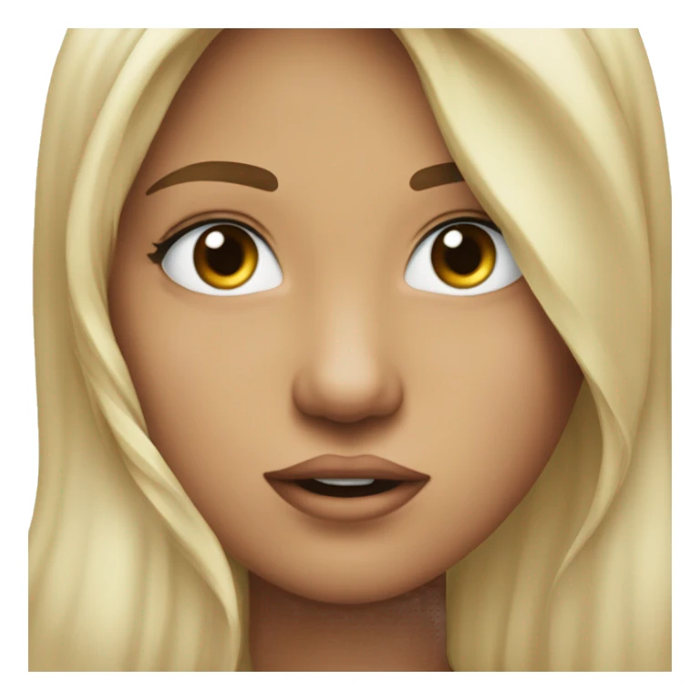 genera un emoji con gli occhi strizzati e la bocca come se volesse dare un bacio sticker