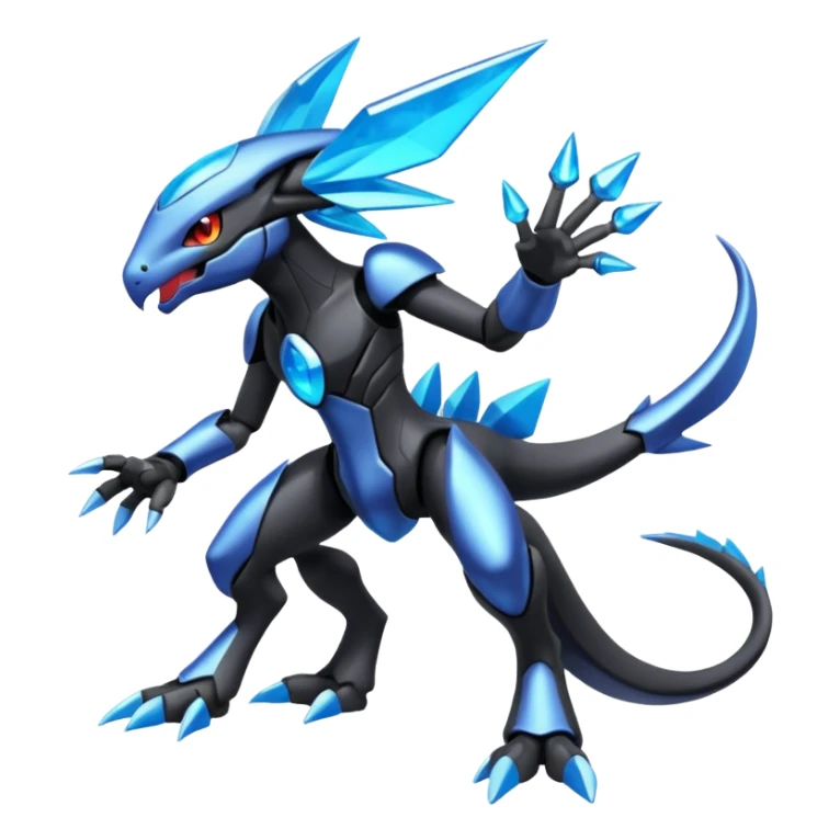 Shiny Aural Kecleon-Zekrom-Genesect-Fakémon-fusion (full body) sticker