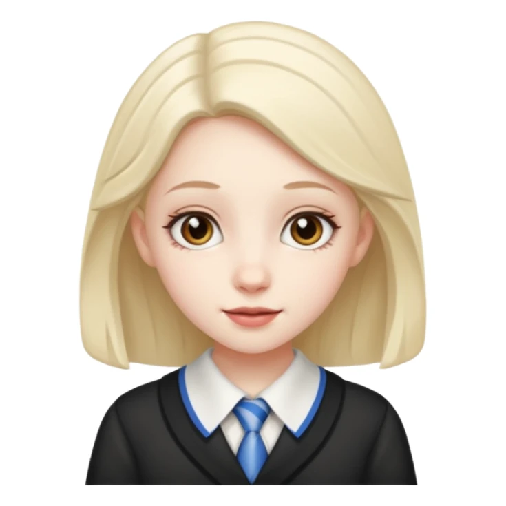 cute school girl jewish sticker