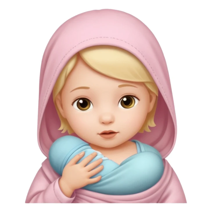 little newborn baby girl sticker