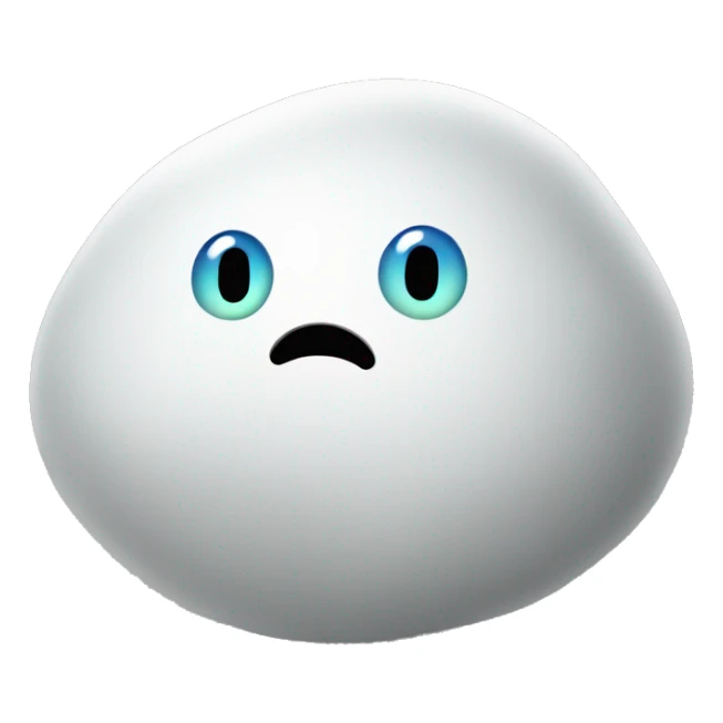 blob party that has card saying "monitoring" sticker