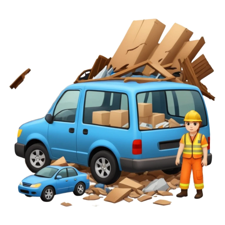 natural disaster recovery sticker