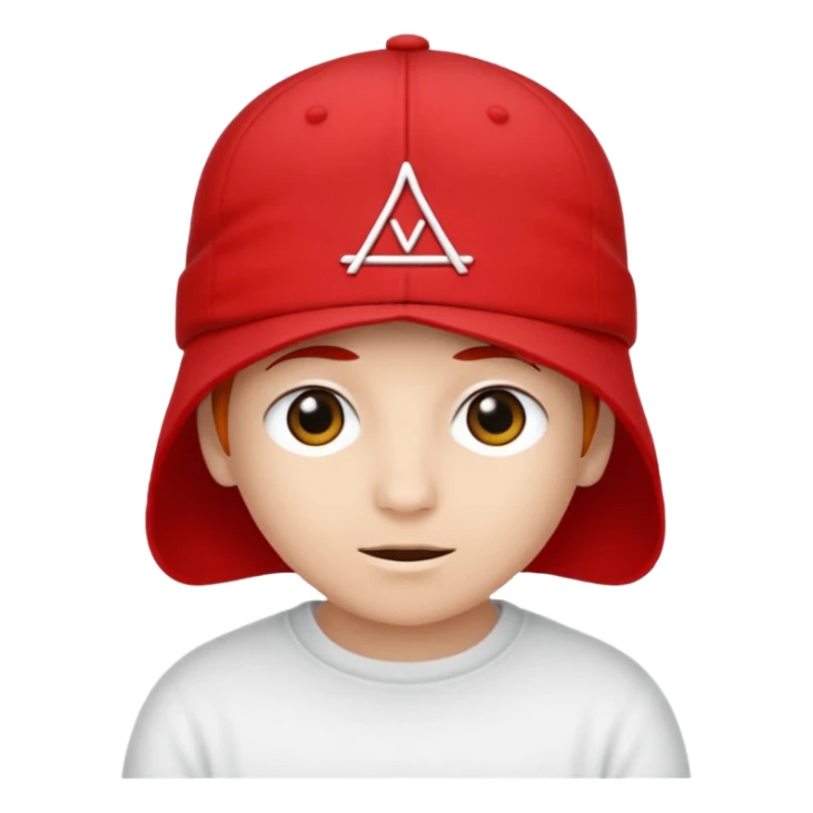 Red cap with no person wearing it that says "I AM IN A CULT" in white text sticker