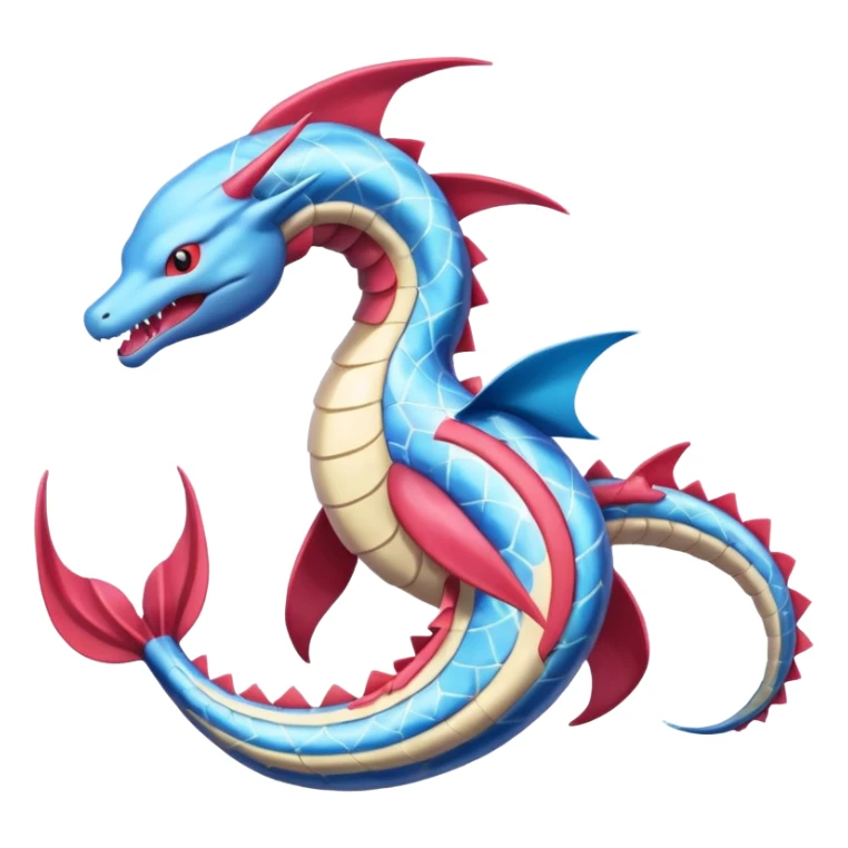 Gyarados-Milotic-Salamence-Suicune-Kyogre-fusion, full body sticker