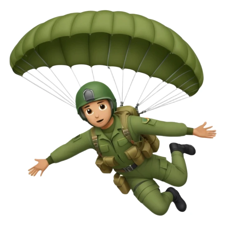parachuting out of military aircraft sticker