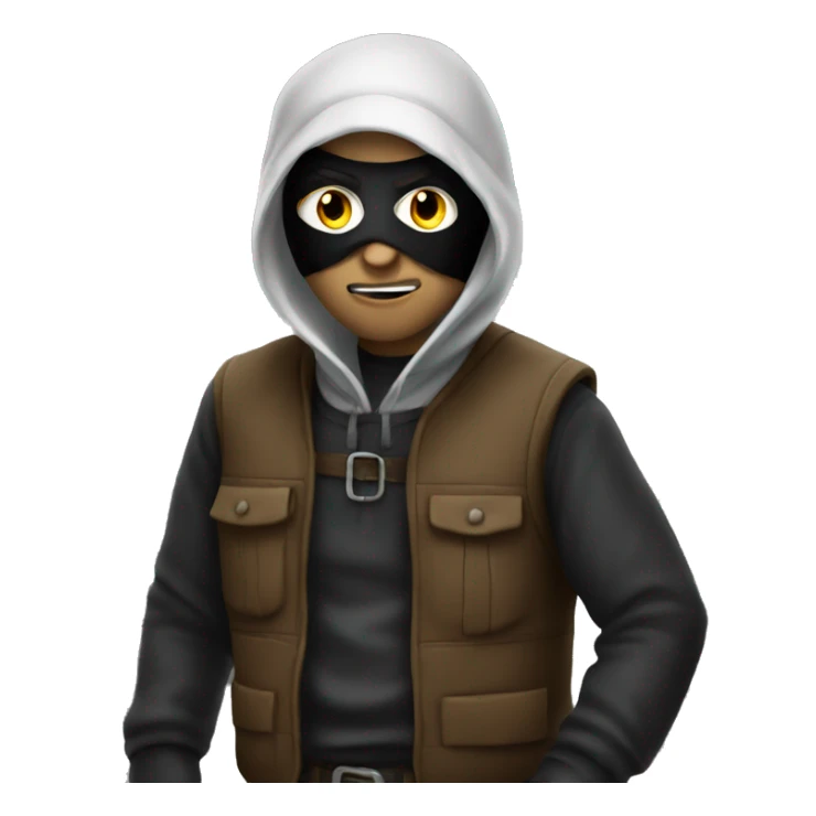 Robber sticker