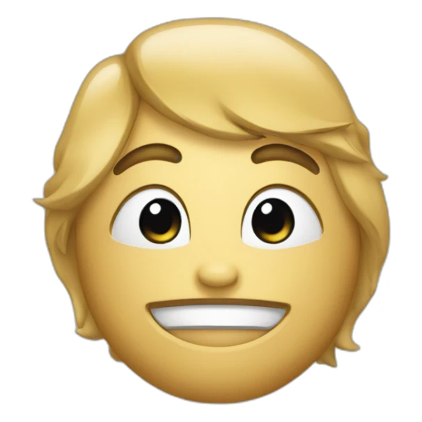 Visage qui fond sticker