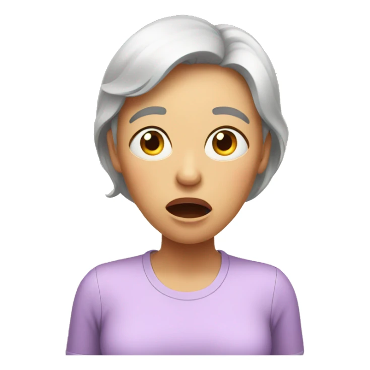 shocked mom  sticker