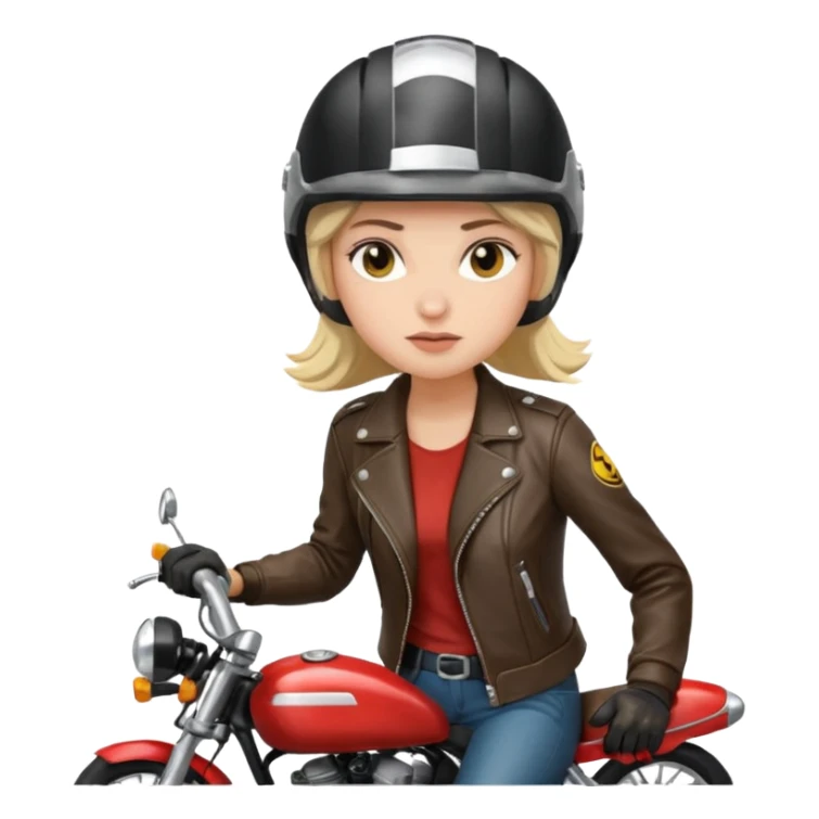 Wife being impatient on a bike sticker