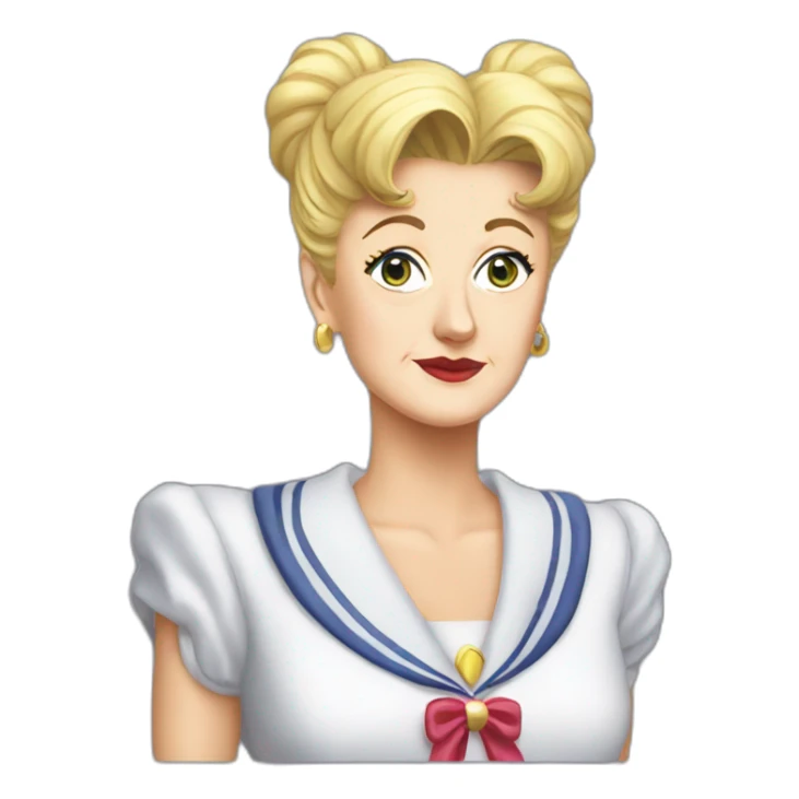 Jessica fletcher as sailor moon sticker
