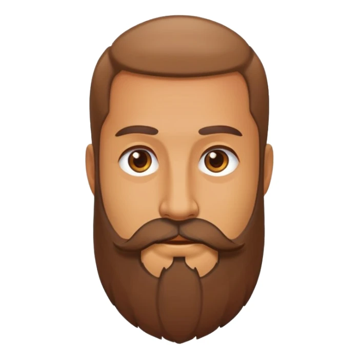 Change beard to long sticker