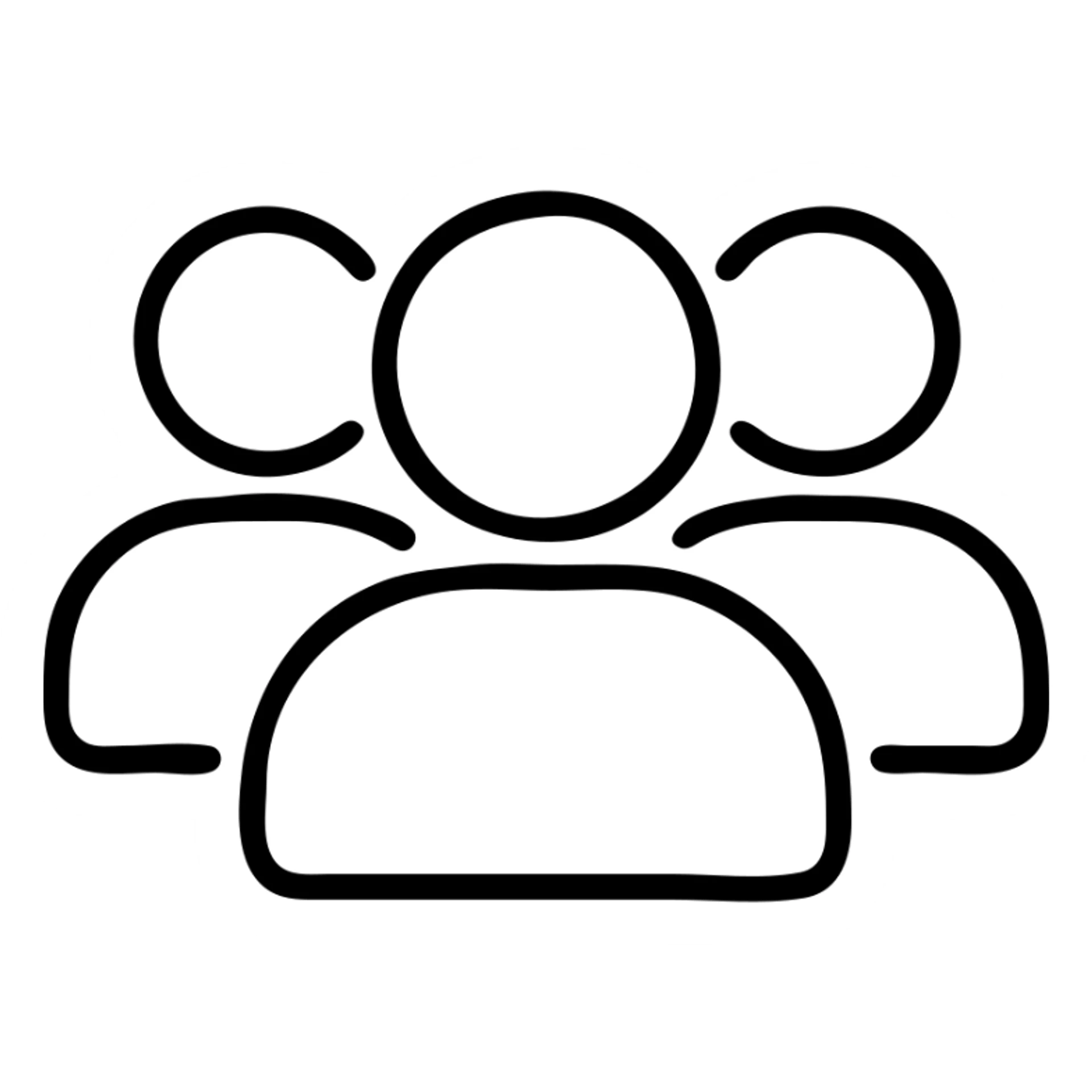 multiple users icon sticker