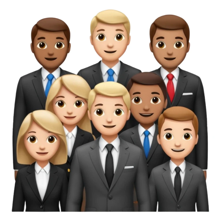 group of people, media agency sticker