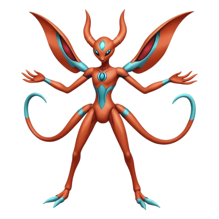 Deoxys-Yveltal-Lunala-Fakémon-hybrid-creature (full body)  sticker