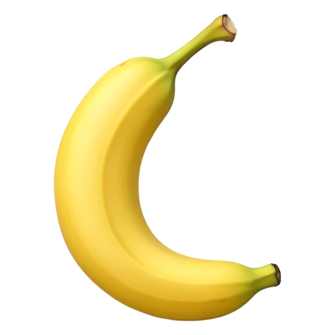 Banana peeled or cut in 3d sticker