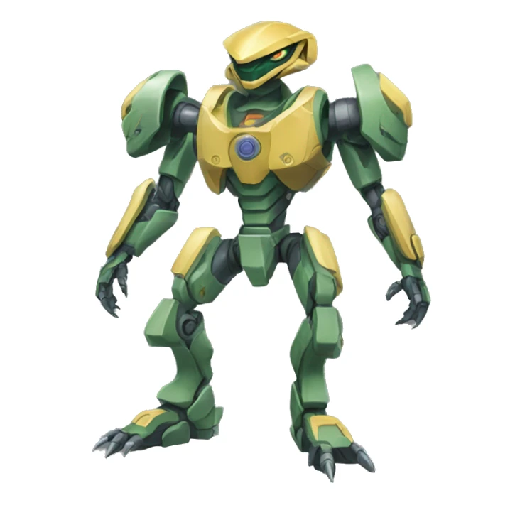 Reptile-Medabot-Mecha full body sticker