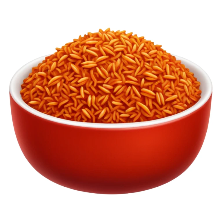 make jollof rice in a bowl sticker
