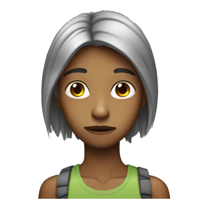 weak skinny teenager  sticker