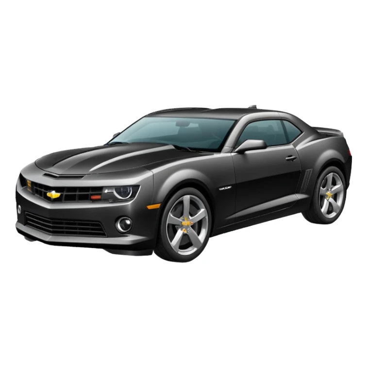 Faz um Camaro preto de lado sticker