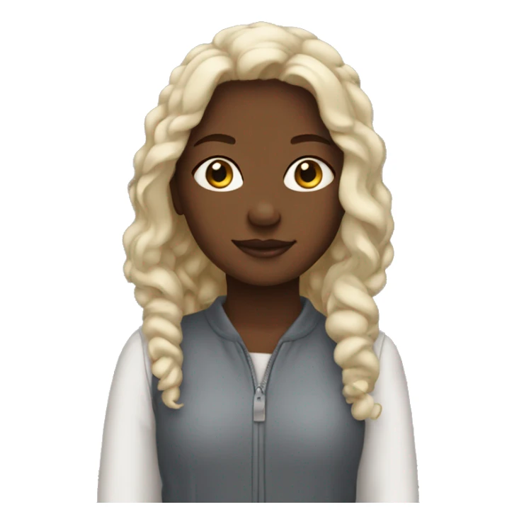 An  girl named sienna who is white  sticker