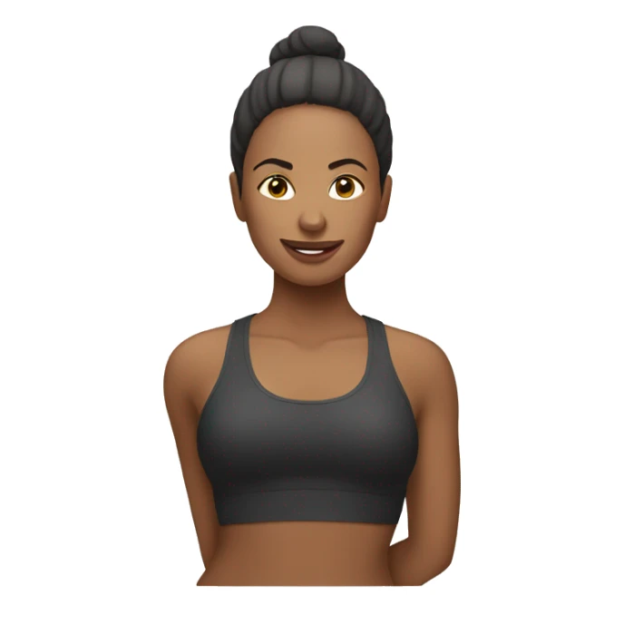 Pilates woman sticker