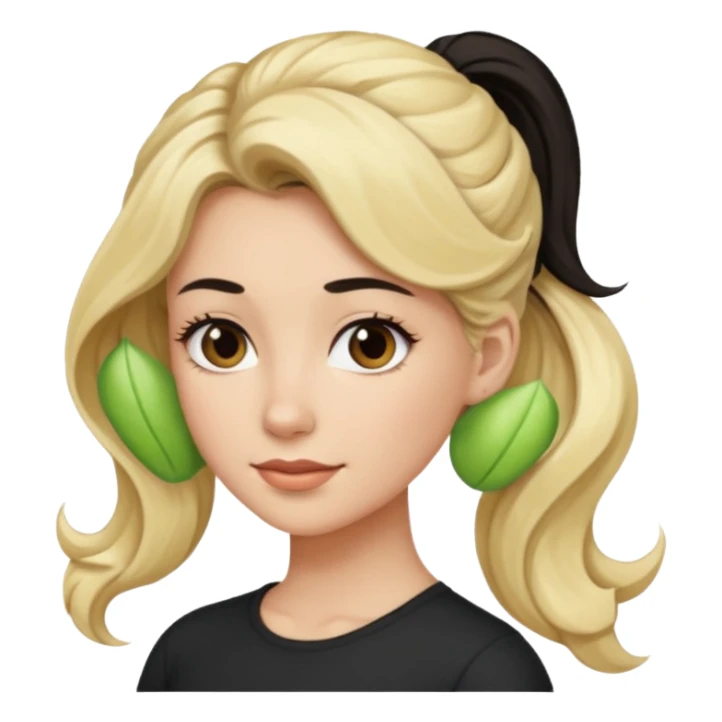 Buatkan emoji macam macam model rambut wanita sticker