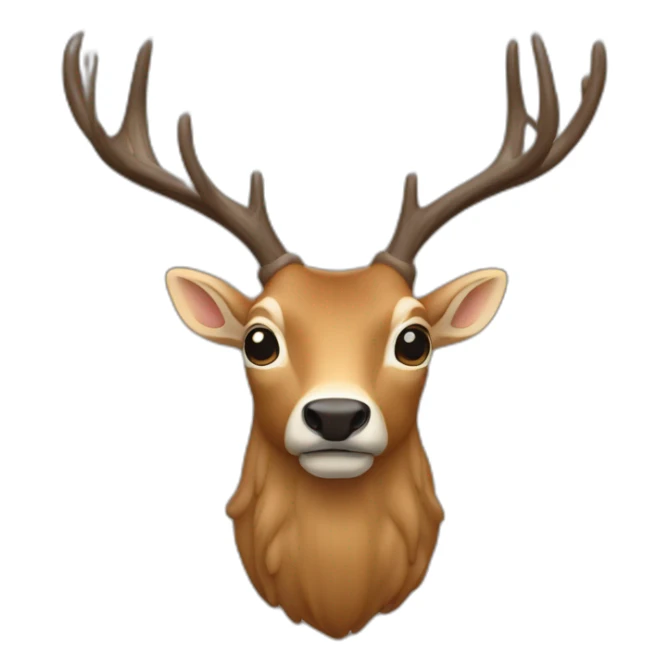 cerf qui fait un clin d’œil  sticker