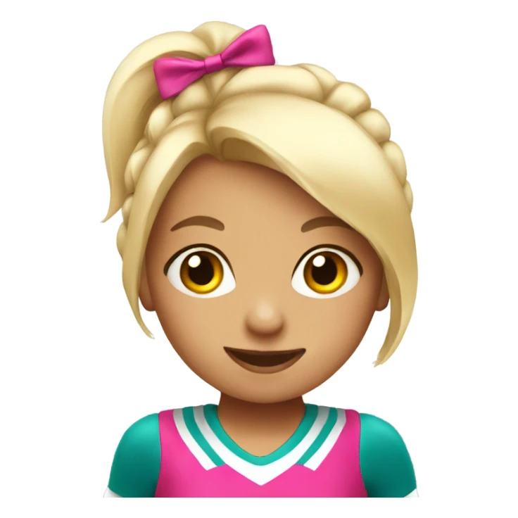 little girl cheerleader sticker