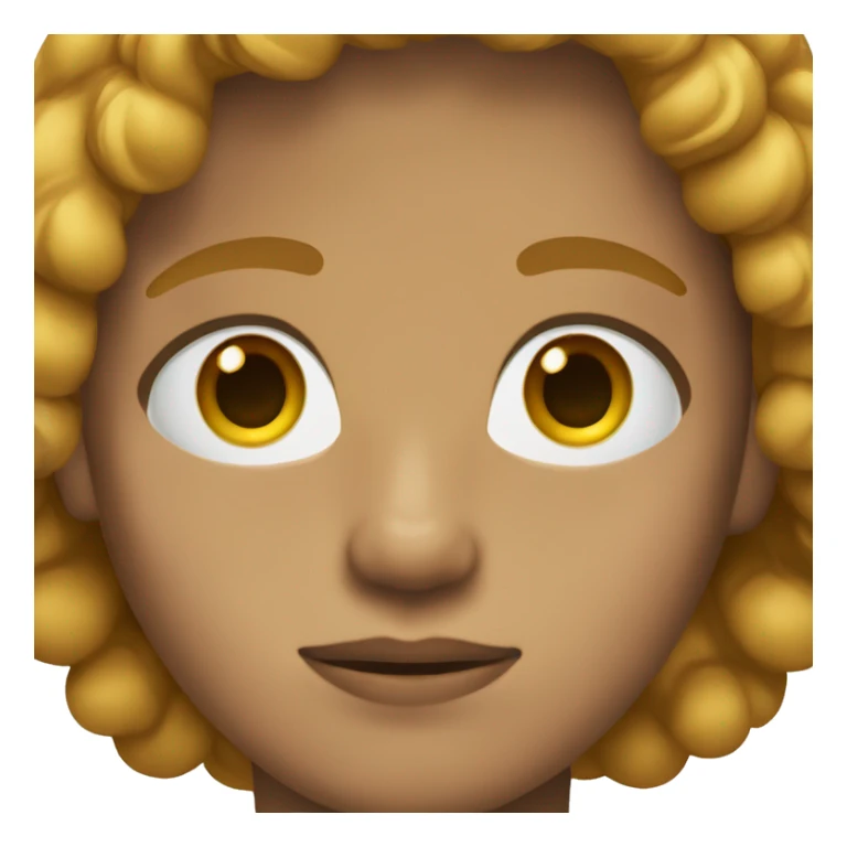 Adolescente castaño pelo corto ojos verdes sticker