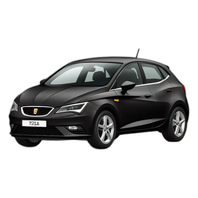 Voiture seat Ibiza 6L noir sticker
