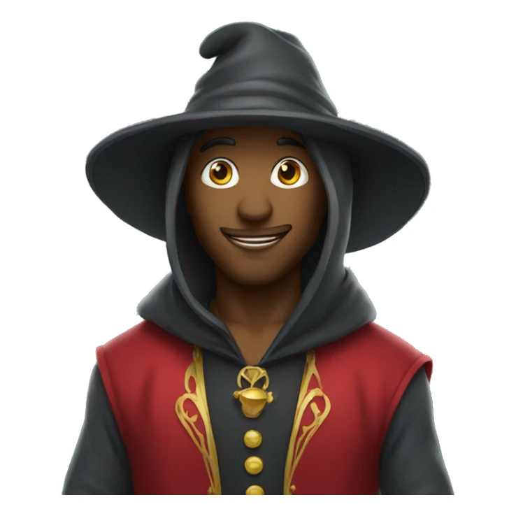 magician with hoodie sticker