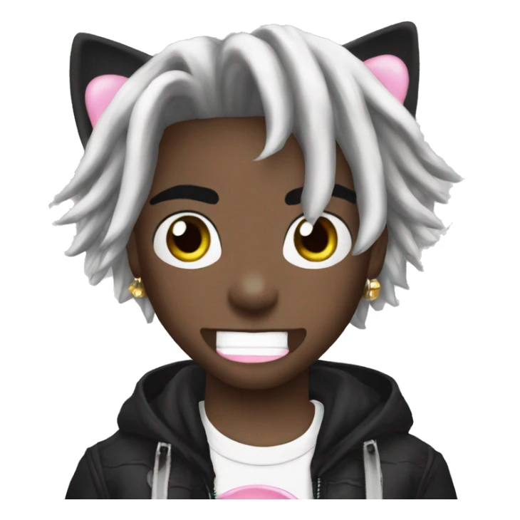 playboi carti avec un filtre hello kitty sticker