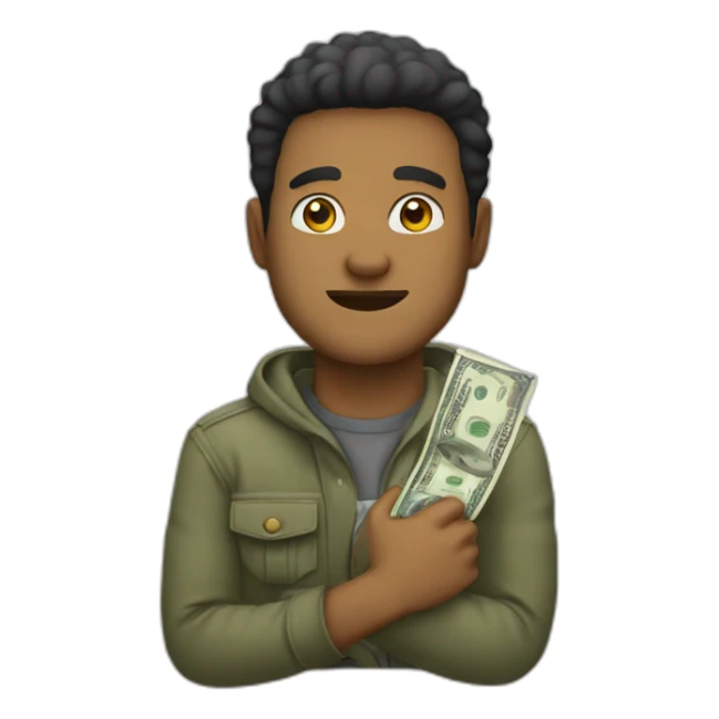 Yota with cash sticker