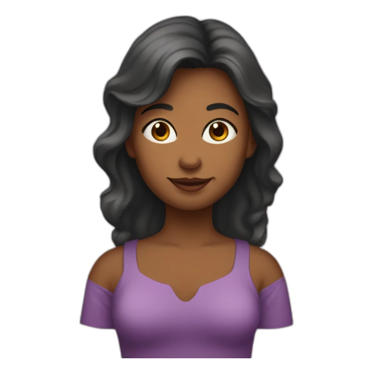 Une fille sûre les épaule de sa mère sticker