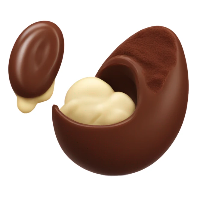 chocolate quenelle sticker