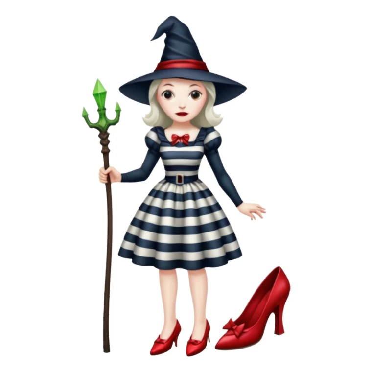 Wicked Witch of the East from the Wizard of Oz sticker