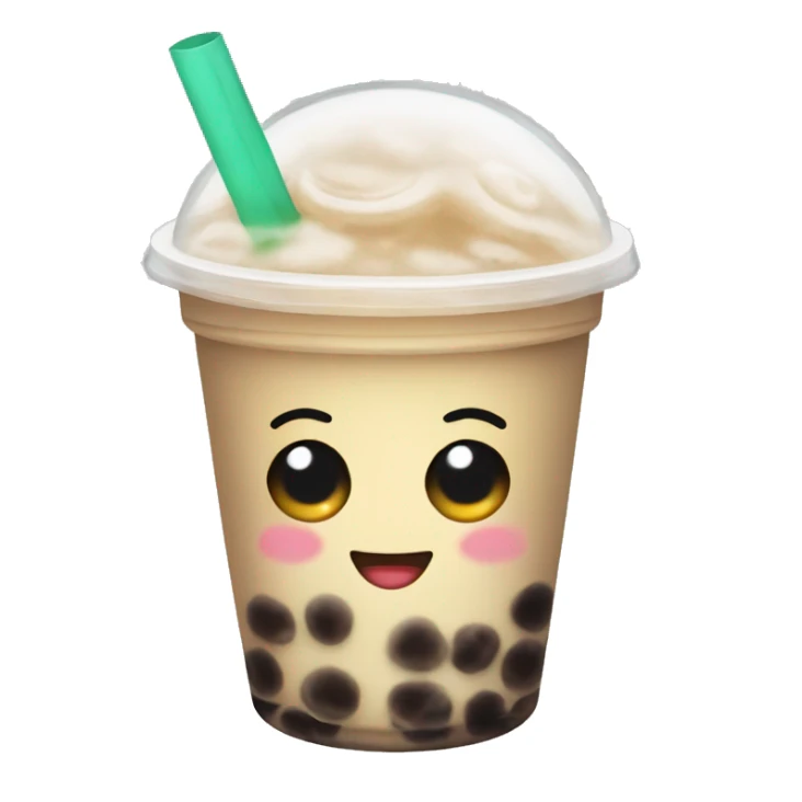 Bubble tea sticker