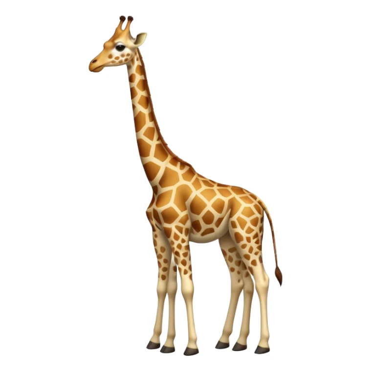 full body of giraffe sticker