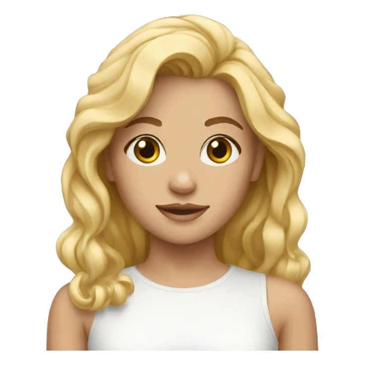 Blonde girl Sophie sticker