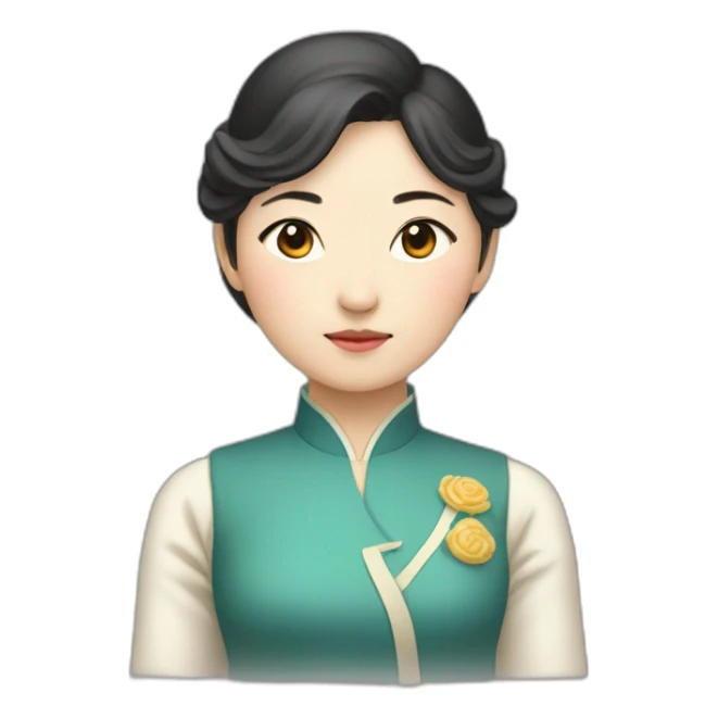 Gao Yi Ning female sticker