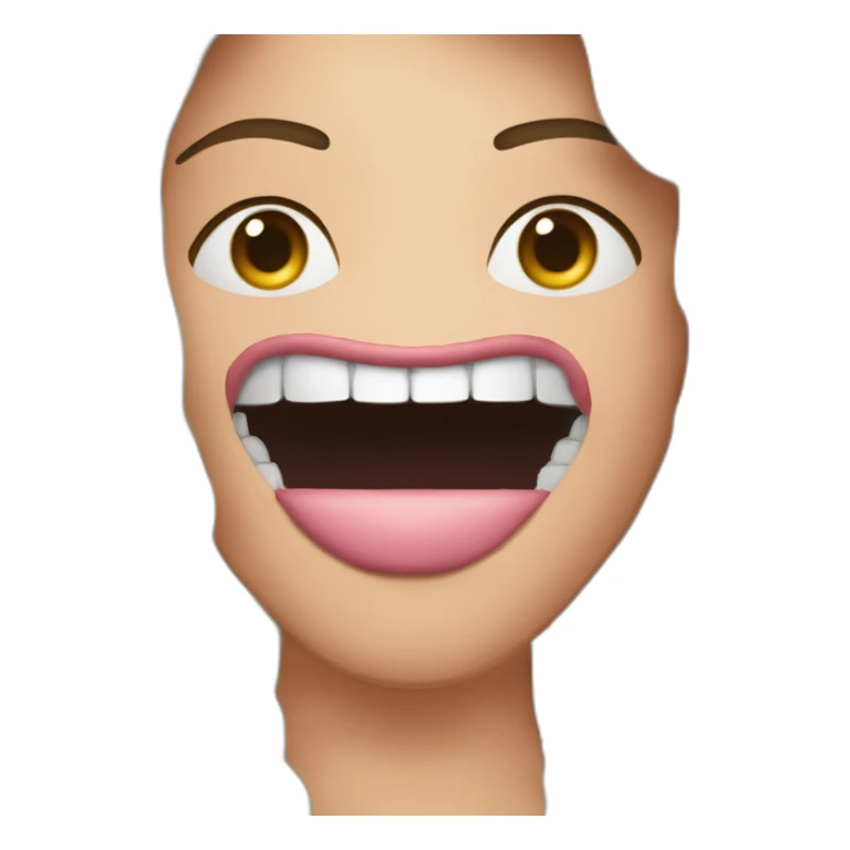 Imaginez un émoticône qui représente la surprise totale - une personne avec la main sur la tête, les yeux grands ouverts et la bouche légèrement ouverte ! sticker